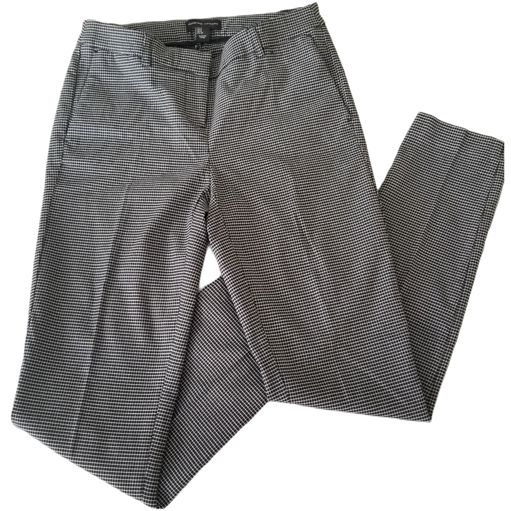 ADRIENNE VITTADINI plaid dress pants with side and back pockets - Size 4